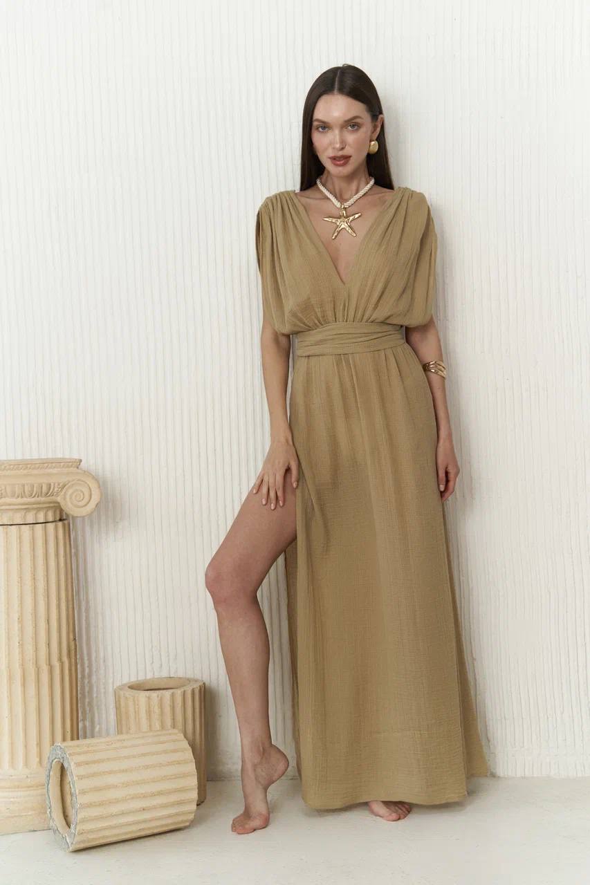 Елегантна дълга рокля 𝐒𝐢𝐡𝐚𝐲𝐚 𝐊𝐡𝐚𝐤𝐢